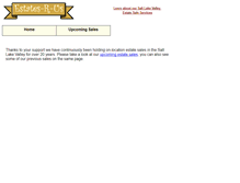 Tablet Screenshot of estates-r-us.com
